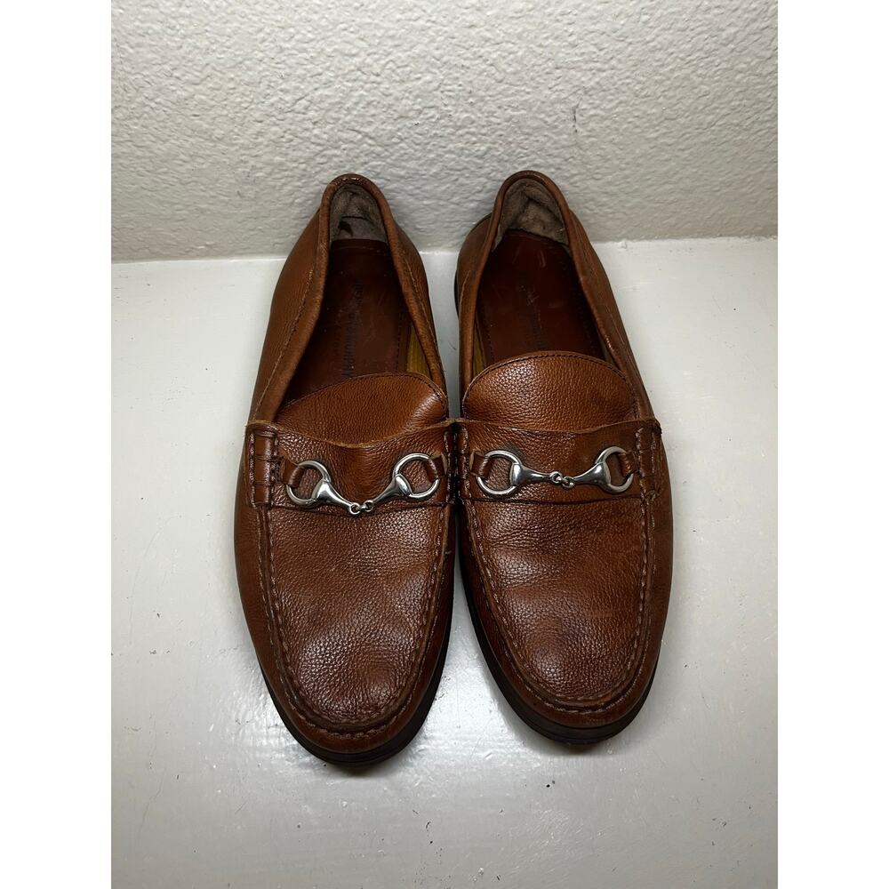 Johnston & Murphy horse-bit loafers - good condition- size 8.5
